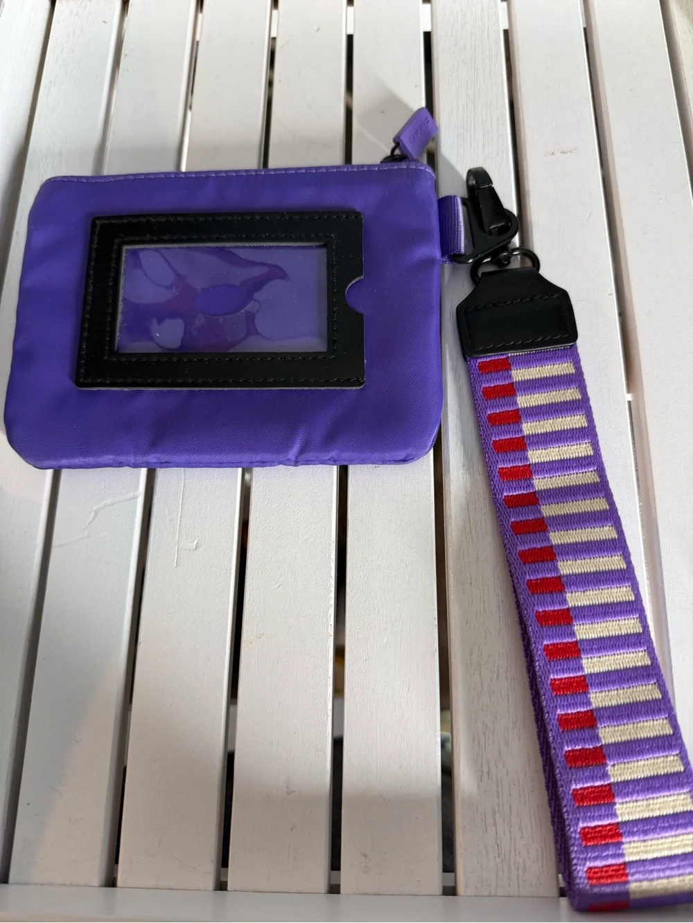 IHKWIP Everyday Essentials RFID Wristlet Pouch - PURPLE - NWOT